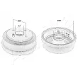 Tambour de frein ASHIKA 56-08-814 - Visuel 3
