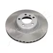 Jeu de 2 disques de frein avant ASHIKA 60-00-0105C - Visuel 1