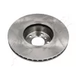 Jeu de 2 disques de frein avant ASHIKA 60-00-0105C - Visuel 2