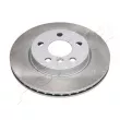 Jeu de 2 disques de frein avant ASHIKA 60-00-0108C - Visuel 1