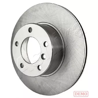 Jeu de 2 disques de frein avant ASHIKA 60-00-0125C