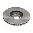 Jeu de 2 disques de frein avant ASHIKA 60-00-0129C - Visuel 2