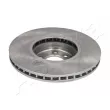 Jeu de 2 disques de frein avant ASHIKA 60-00-0136C - Visuel 2