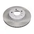Jeu de 2 disques de frein avant ASHIKA 60-00-0137C - Visuel 1
