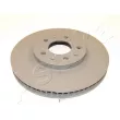 Jeu de 2 disques de frein avant ASHIKA 60-00-014 - Visuel 1