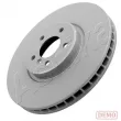 Jeu de 2 disques de frein avant ASHIKA 60-00-0143C - Visuel 2