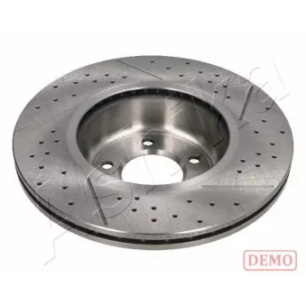Jeu de 2 disques de frein avant ASHIKA 60-00-0146C