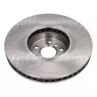 Disque de frein avant droit ASHIKA 60-00-0155 - Visuel 2