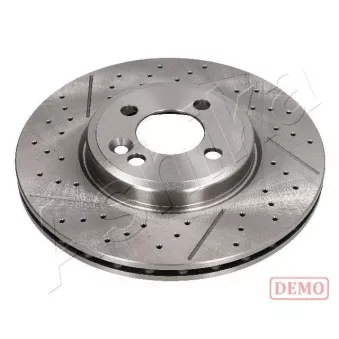 Jeu de 2 disques de frein avant ASHIKA 60-00-0159C
