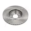 Jeu de 2 disques de frein avant ASHIKA 60-00-0160C - Visuel 2
