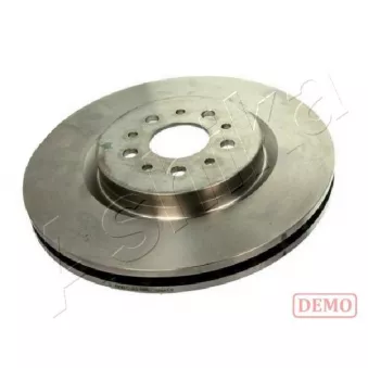 Jeu de 2 disques de frein avant ASHIKA 60-00-0204C