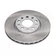 Jeu de 2 disques de frein avant ASHIKA 60-00-0229C - Visuel 1