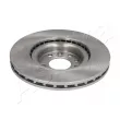 Jeu de 2 disques de frein avant ASHIKA 60-00-0236C - Visuel 2