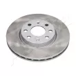 Jeu de 2 disques de frein avant ASHIKA 60-00-0243C - Visuel 1