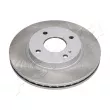 Jeu de 2 disques de frein avant ASHIKA 60-00-0307C - Visuel 1