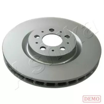 Jeu de 2 disques de frein avant ASHIKA 60-00-0345C