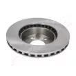 Jeu de 2 disques de frein avant ASHIKA 60-00-0357C - Visuel 2