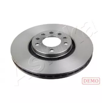 Jeu de 2 disques de frein avant ASHIKA 60-00-0404C