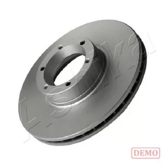 Jeu de 2 disques de frein avant ASHIKA 60-00-0415C