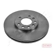 Jeu de 2 disques de frein avant ASHIKA 60-00-0418C - Visuel 1