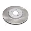 Jeu de 2 disques de frein avant ASHIKA 60-00-0423C - Visuel 1
