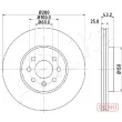 Jeu de 2 disques de frein avant ASHIKA 60-00-042C - Visuel 2
