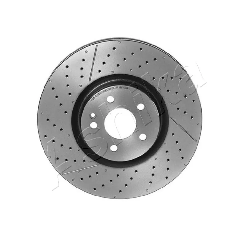 Jeu de 2 disques de frein avant ASHIKA 60-00-0525