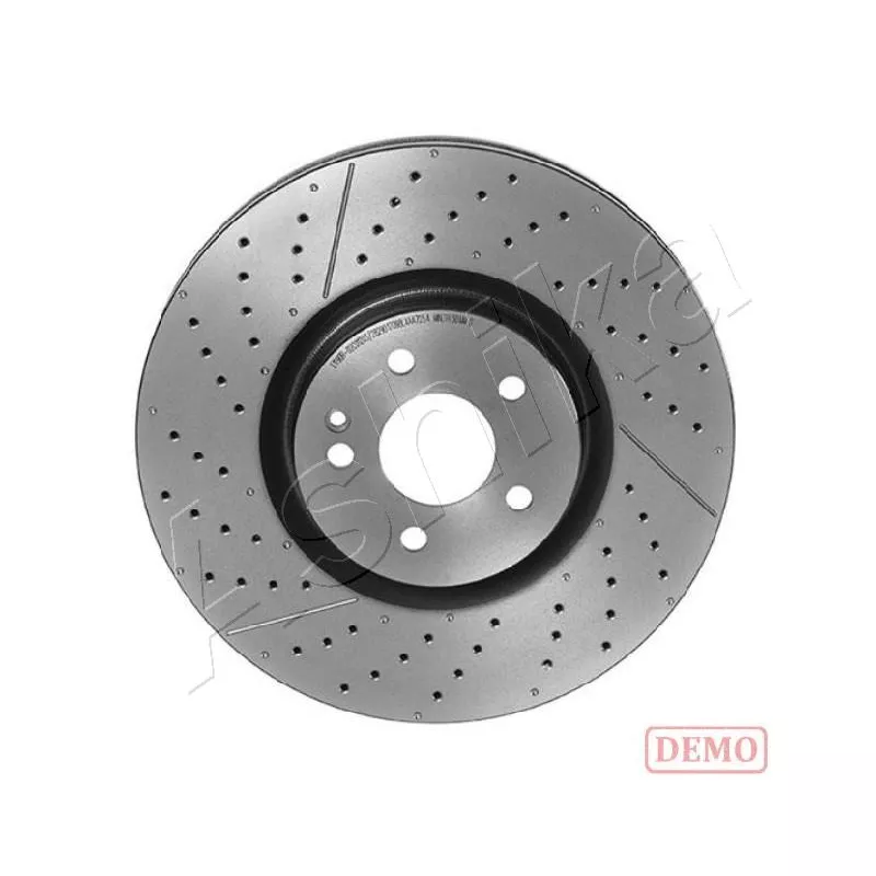 Jeu de 2 disques de frein avant ASHIKA 60-00-0525C