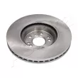 Jeu de 2 disques de frein avant ASHIKA 60-00-0556C - Visuel 2