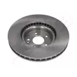 Jeu de 2 disques de frein avant ASHIKA 60-00-0567C - Visuel 2
