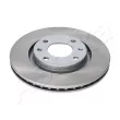 Jeu de 2 disques de frein avant ASHIKA 60-00-0603C - Visuel 1