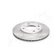Jeu de 2 disques de frein avant ASHIKA 60-00-0628C - Visuel 1