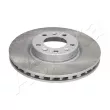 Jeu de 2 disques de frein avant ASHIKA 60-00-0638C - Visuel 1