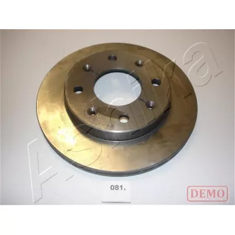 Jeu de 2 disques de frein avant ASHIKA 60-00-081C