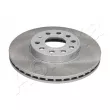 Jeu de 2 disques de frein avant ASHIKA 60-00-0906C - Visuel 1
