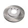 Jeu de 2 disques de frein avant ASHIKA 60-00-0939C - Visuel 1