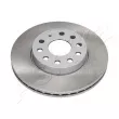 Jeu de 2 disques de frein avant ASHIKA 60-00-0941C - Visuel 1
