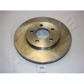 Jeu de 2 disques de frein avant ASHIKA