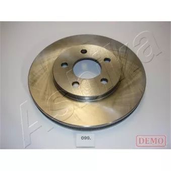 Jeu de 2 disques de frein avant ASHIKA