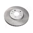 Jeu de 2 disques de frein avant ASHIKA 60-01-1000C - Visuel 1