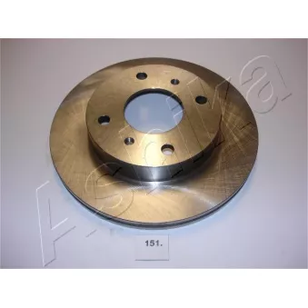 Jeu de 2 disques de frein avant ASHIKA 60-01-151