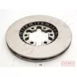 Jeu de 2 disques de frein avant ASHIKA 60-01-188C - Visuel 2