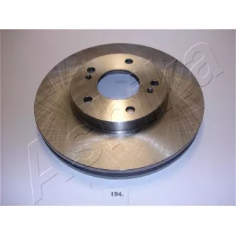 Jeu de 2 disques de frein avant ASHIKA 60-01-194