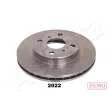 Jeu de 2 disques de frein avant ASHIKA 60-02-2022C - Visuel 1