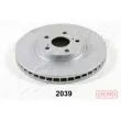 Jeu de 2 disques de frein avant ASHIKA 60-02-2039C - Visuel 1