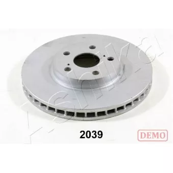 Jeu de 2 disques de frein avant ASHIKA 60-02-2039C