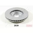 Jeu de 2 disques de frein avant ASHIKA 60-02-2039C - Visuel 2