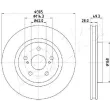 Jeu de 2 disques de frein avant ASHIKA 60-02-2055C - Visuel 2