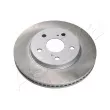 Jeu de 2 disques de frein avant ASHIKA 60-02-2057C - Visuel 1