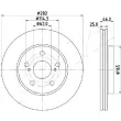 Jeu de 2 disques de frein avant ASHIKA 60-02-2057C - Visuel 2